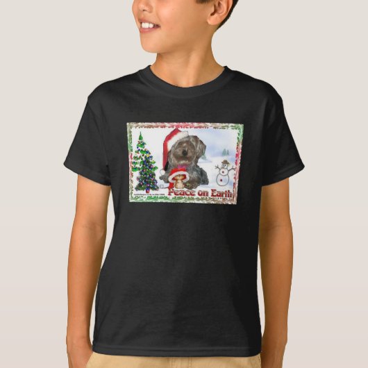 Sasha Sydney Silky Dog Mouse Holiday Apparel T-Shirt (Vorderseite)