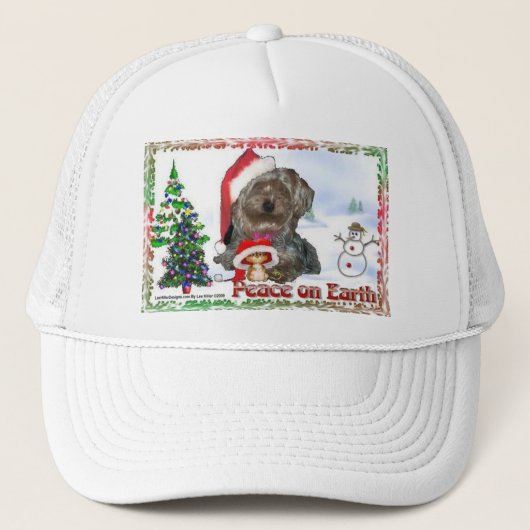 Sasha Sydney Silky Dog Mouse Holiday Apparel Truckerkappe (Vorderseite)