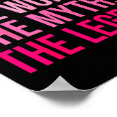 Sasha The Woman The Myth The Legend Funny Valentin Poster (Ecke)