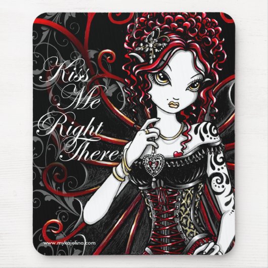 Sasha Valentinstag-Fee Mousepad (Vorne)