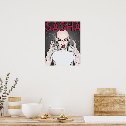 Sasha Velour Poster (Küche)
