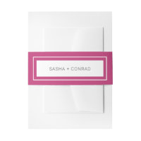 Sasha Vibrannt Pink Moderne Hochzeit