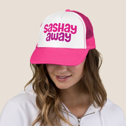 Sashay Away. Truckerkappe (Beispiel)