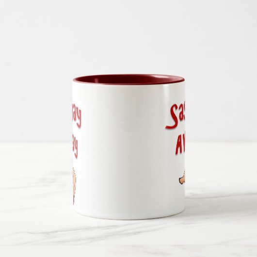 Sashay Away Zweifarbige Tasse (Mittel)
