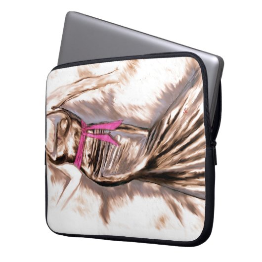 "Sashed" Laptop-Hülse Laptopschutzhülle (Vorderseite Links)