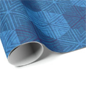 Sashiko Snowflake Patchwork Wrapping Paper Geschenkpapier (Rolleneckpunkt)