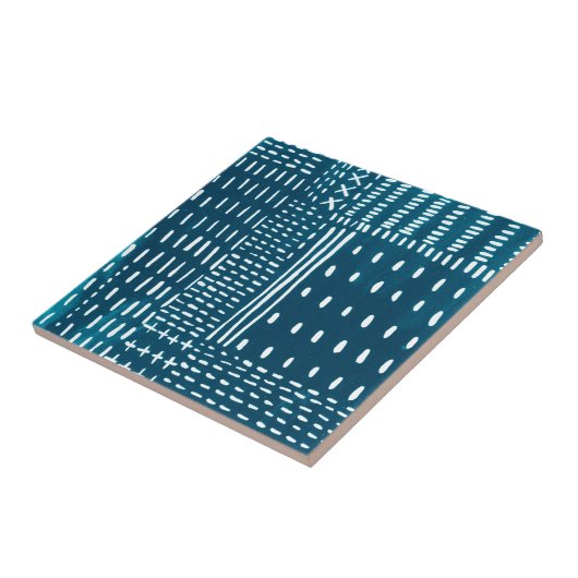 Sashiko Stitches Fliese (Seite)