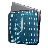 Sashiko Stitches Laptopschutzhülle (Vorderseite Links)