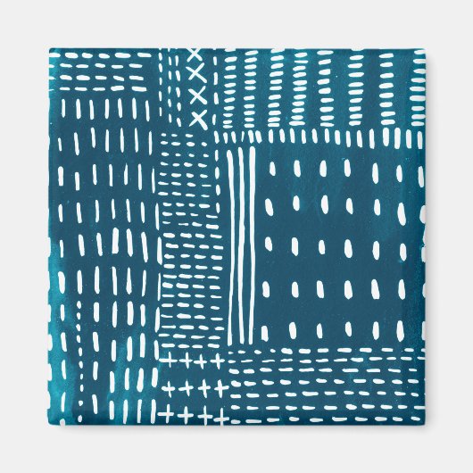 Sashiko Stitches Magnet (Vorne)