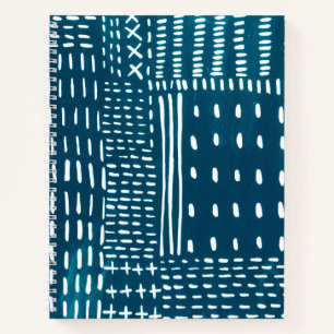 Sashiko Stitches Notizblock