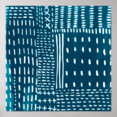 Sashiko Stitches Poster (Vorne)