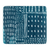 Sashiko Stitches Schneidebrett (Vorderseite)