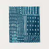 Sashiko Stitches Wandteppich (Vorderseite)