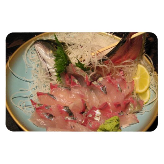 Sashimi 刺 身/japanische Küche Magnet (Horizontal)