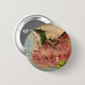 Sashimi 刺 身 ... Japanisches Essen Button (Vorne & Hinten)