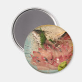Sashimi 刺 身 ... Japanisches Essen Magnet (Vorderseite/Rückseite)