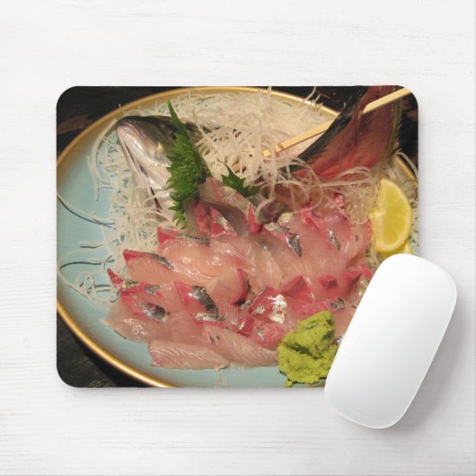 Sashimi 刺 身 ... Japanisches Essen Mousepad (Mit Mouse)