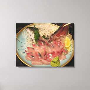 Sashimi 身 leinwanddruck