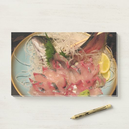 Sashimi 身 post-it klebezettel (Auf Schreibtisch)