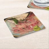 Sashimi 身 rechteckiger pappuntersetzer (angewinkelt)