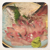 Sashimi 身 rechteckiger pappuntersetzer (Vorderseite)