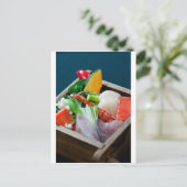 Sashimi in Japan, japanische Küche Postkarte (Stehend Vorderseite)