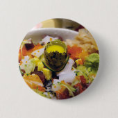 Sashimi Lmon Thunfisch Meeresfrüchte Kaviar Japani Button (Vorderseite)