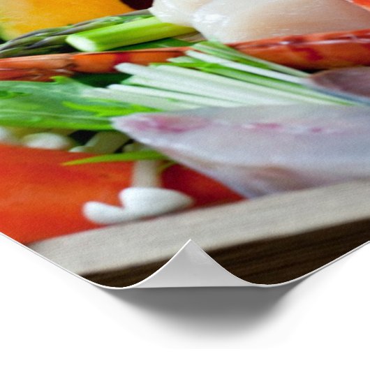 Sashimi. Poster (Ecke)