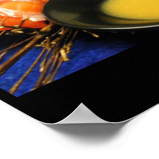 Sashimi-Poster in Japan Poster (Ecke)