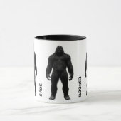 SASKATCH BIGFOOT GANZ - GRUNDANSICHT - NAMEN TASSE (Zentrum)