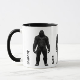 SASKATCH BIGFOOT GANZ - GRUNDANSICHT - NAMEN TASSE