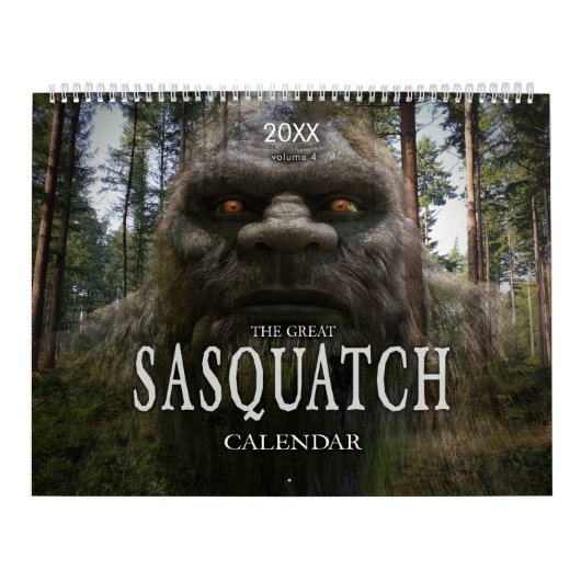 SASKATCH / BIGFOOTKALENDER - VOLUMEN 4 KALENDER (Titelbild)