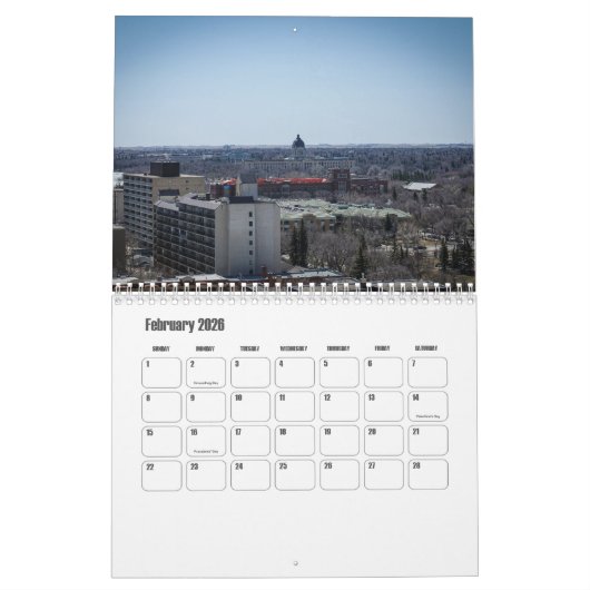 Saskatchewan-Canada-Kalender Kalender (Feb 2026)