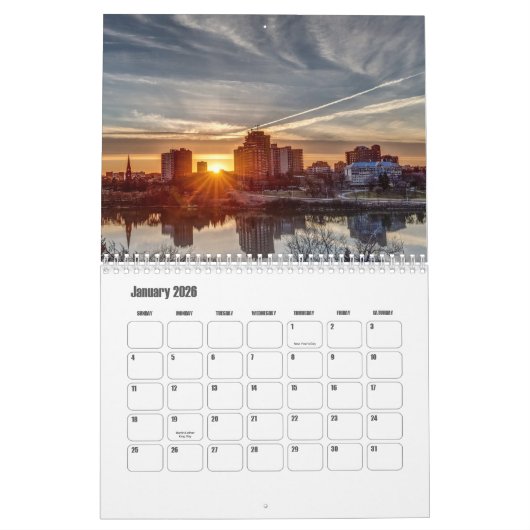 Saskatchewan-Canada-Kalender Kalender (Jan 2026)