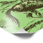 Saskatchewan Canada Vintage Reiseplakat Fotodruck (Ecke)