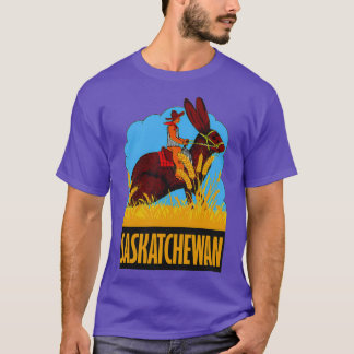 Saskatchewan Canada Vintage Travel T-Shirt