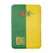 Saskatchewan Flag Badematte (Vorderseite Vertikal)