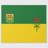 Saskatchewan Flag Geschenkpapier (Flach)