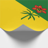 Saskatchewan Flag Geschenkpapier (Ecke)