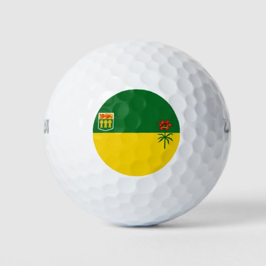 Saskatchewan Flag Golfball (Vorderseite)