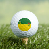 Saskatchewan Flag Golfball (Insitu T-Shirt)