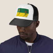 Saskatchewan Flag Hat Truckerkappe (Beispiel)