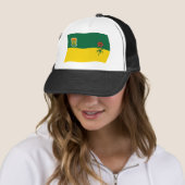 Saskatchewan Flag Hat Truckerkappe (Beispiel)