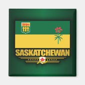 Saskatchewan Flag Magnet (Vorne)