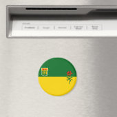 Saskatchewan Flag Magnet (In Situ (Geschirrspüler))