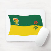Saskatchewan Flag Mousepad (Mit Mouse)