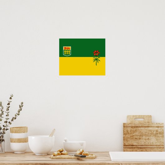 Saskatchewan Flag Poster (Küche)