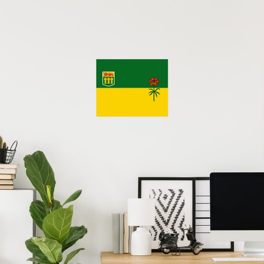 Saskatchewan Flag Poster (Heimbüro)
