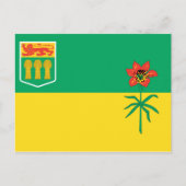 SASKATCHEWAN FLAG POSTKARTE (Vorderseite)