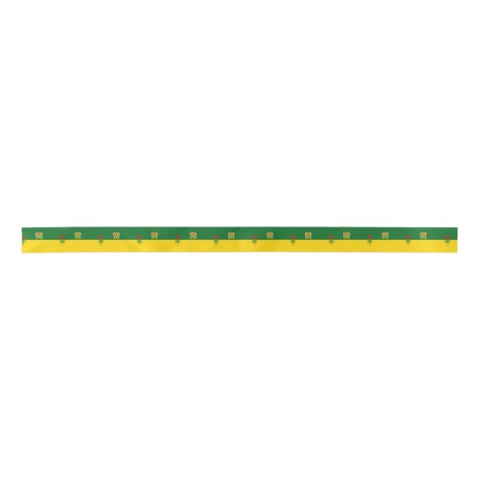 Saskatchewan Flag Satinband (Vorderseite)